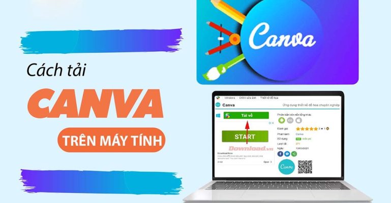 cách tải Canva về máy tính