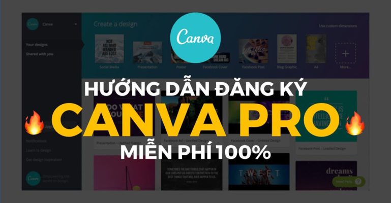 cách tạo tài khoản Canva Pro miễn phí