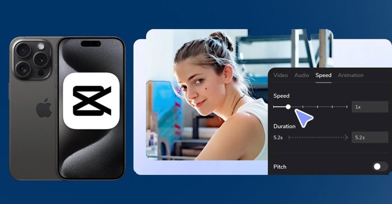 cách tua nhanh video trên Capcut