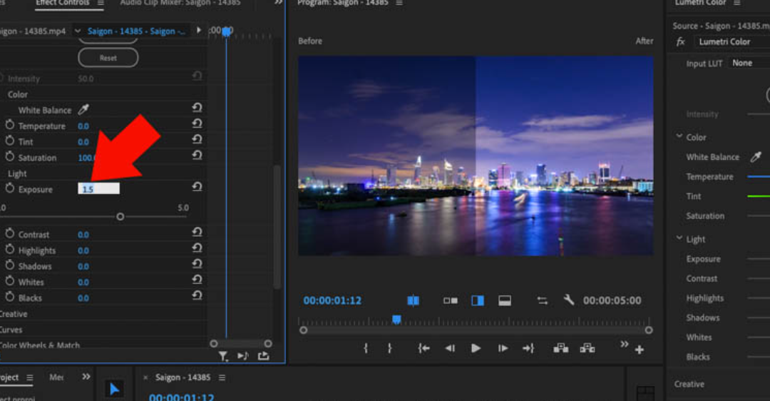 Cách chỉnh độ sáng cho Video bằng Curve