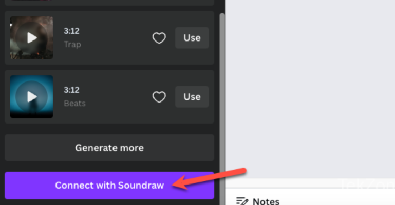 Cách dùng Soundraw AI tạo nhạc trên Canva