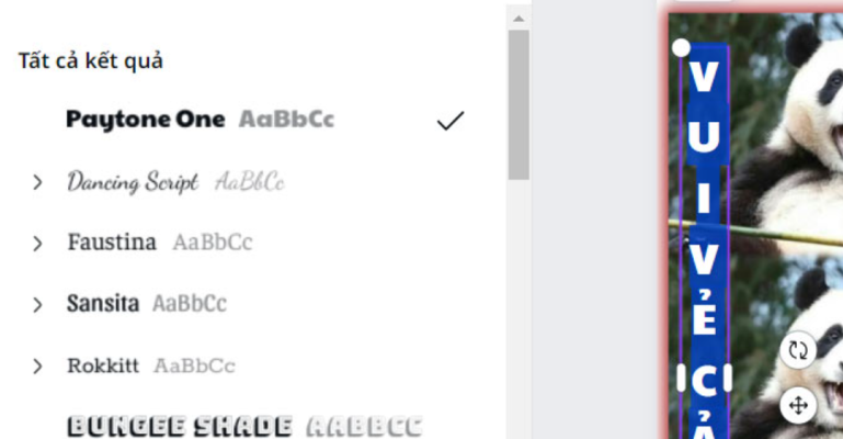 Cách viết chữ dọc trong Canva rất đơn giản