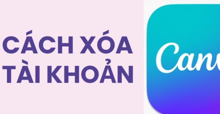 Cách xoá tài khoản Canva trên máy tính