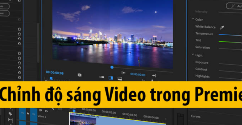 Chỉnh độ sáng Video trong Premiere bằng Lumetri