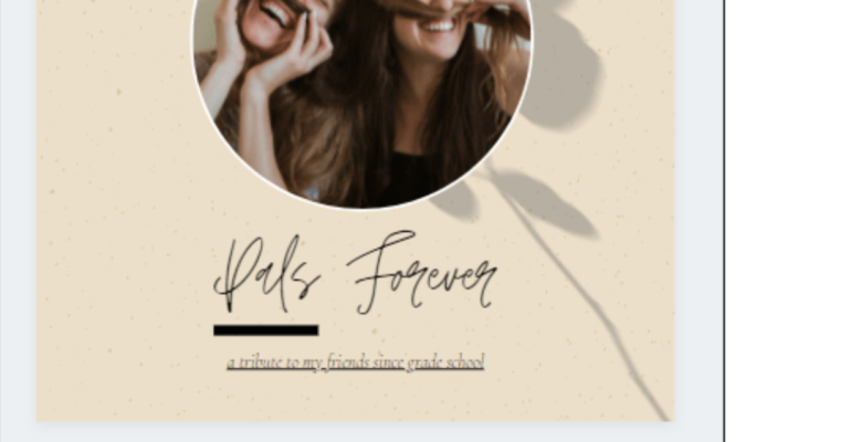 Hướng dẫn gạch chân chữ trong Canva