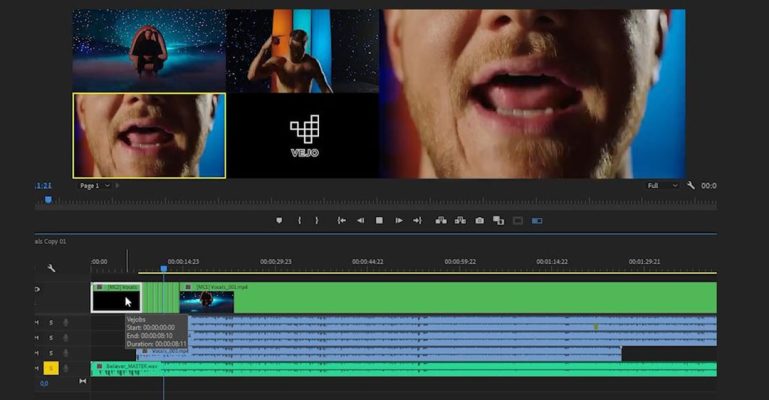 cách dựng Multicam trong Premiere