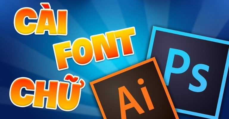 cách tải font chữ cho Photoshop