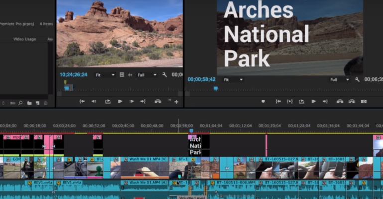 cách tùy chỉnh thanh timeline trong Premiere