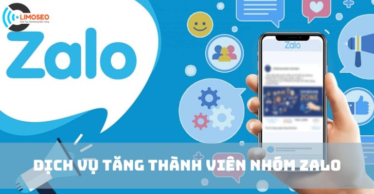 dịch vụ tăng thành viên nhóm Zalo