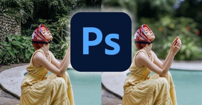 Hậu cảnh trong Photoshop Online là gì