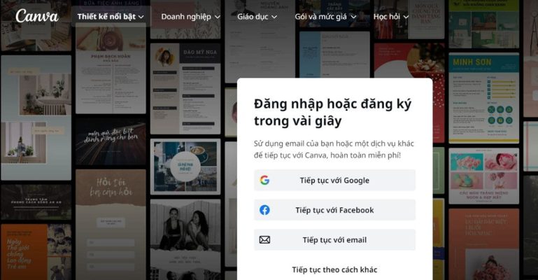 Quên mật khẩu Canva phải làm như thế nào
