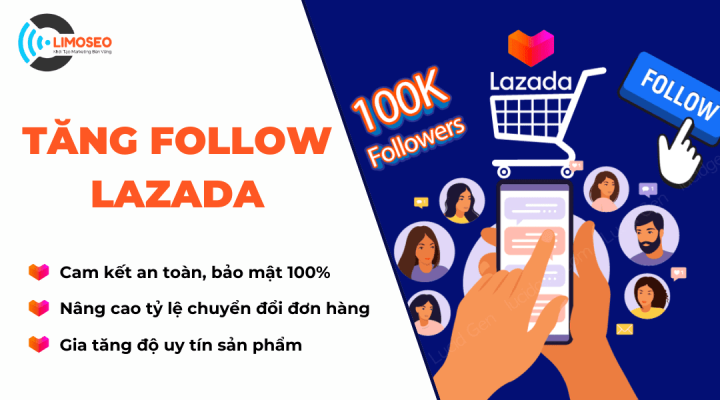 tăng follow lazada
