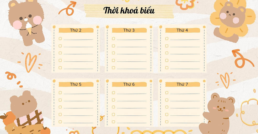 Ưu điểm khi thiết kế thời khóa biểu trên Canva
