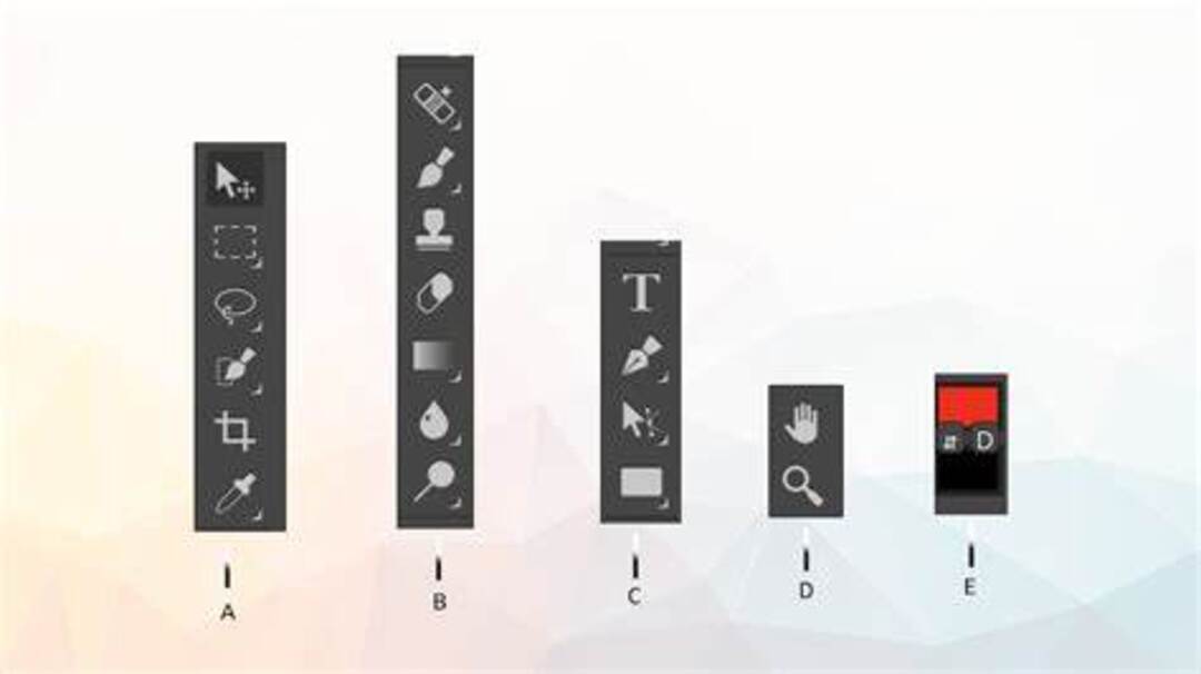 Giới thiệu thanh công cụ Photoshop