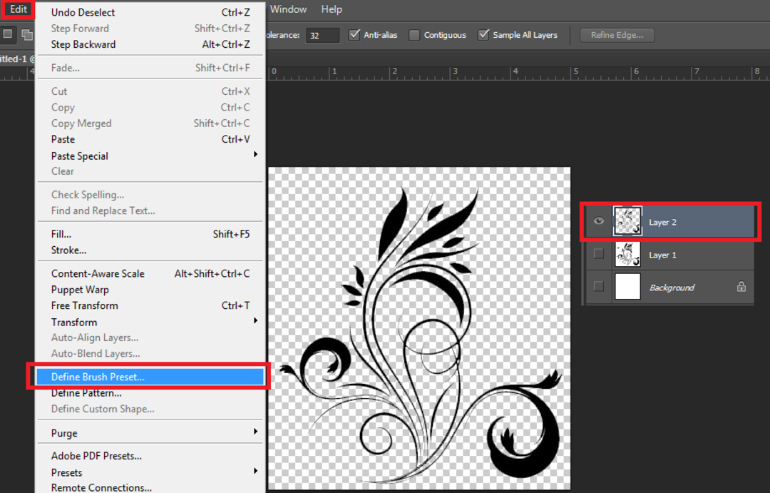 Hướng dẫn cách cài đặt Brush vào Photoshop
