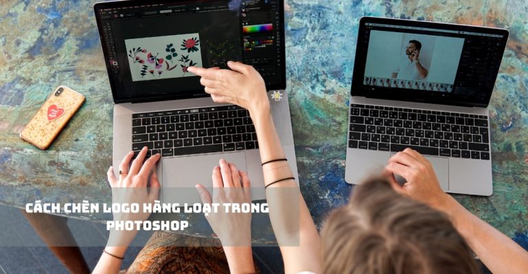 cách chèn logo hàng loạt trong Photoshop