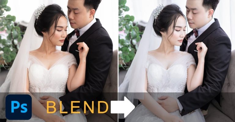 cách chỉnh ảnh cưới bằng Photoshop