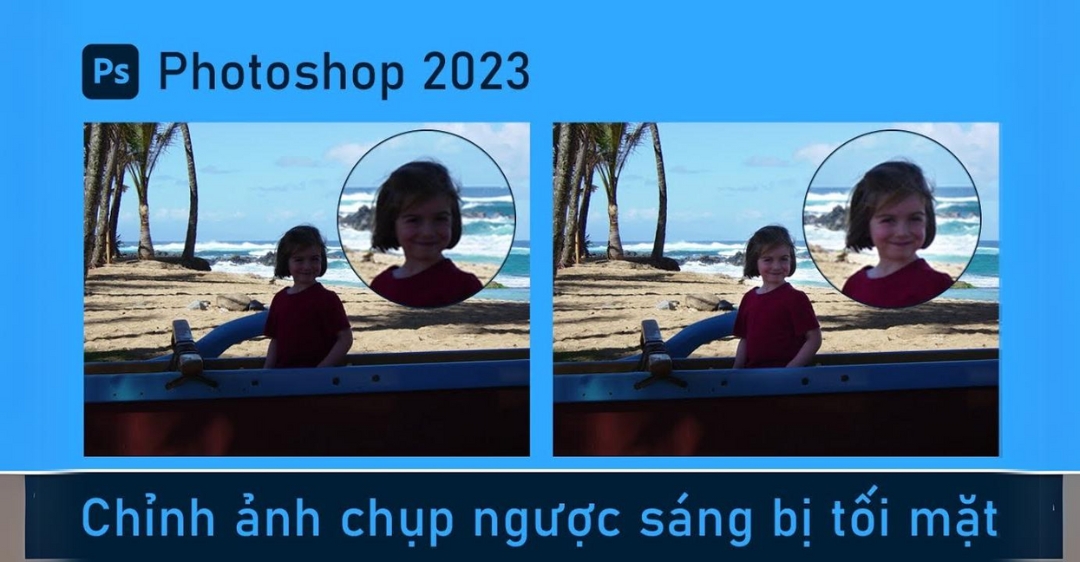 cách chỉnh ảnh ngược sáng trong Photoshop