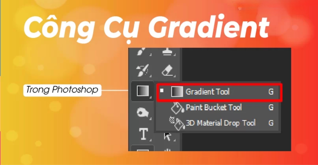 cách chỉnh gradient trong Photoshop