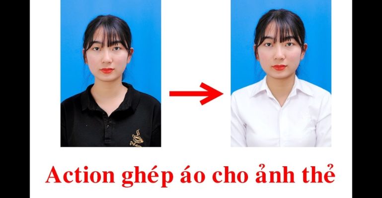cách ghép áo sơ mi trong Photoshop