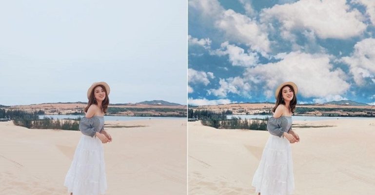 Cách ghép bầu trời vào ảnh bằng Photoshop bằng phương pháp thủ công