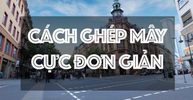 cách ghép mây vào ảnh trong Photoshop