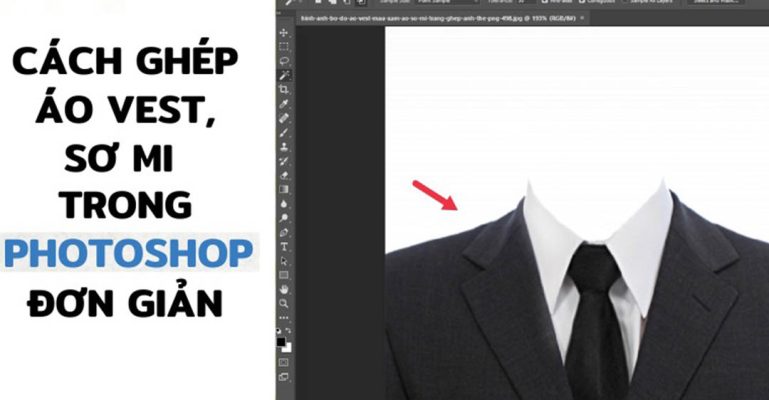 cách ghép quần áo trong Photoshop