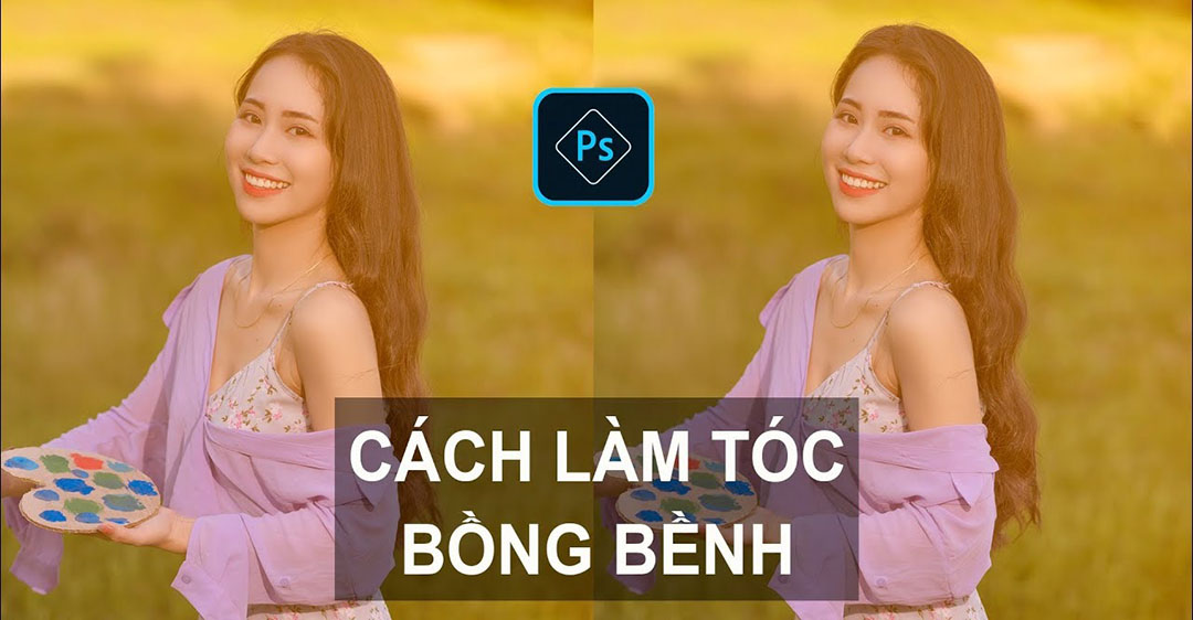 cách photoshop thêm tóc