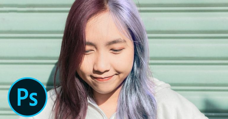 cách photoshop tóc đẹp