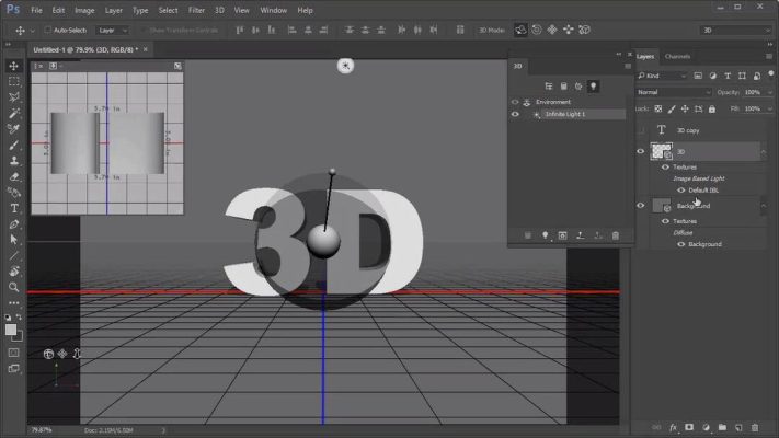 Do chức năng 3d bị ẩn