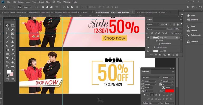 Mẹo thiết kế banner trên Photoshop hiệu quả