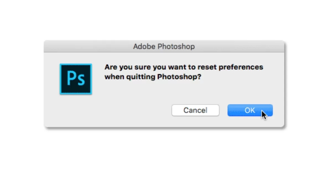 Những trường hợp nên Photoshop về mặc định