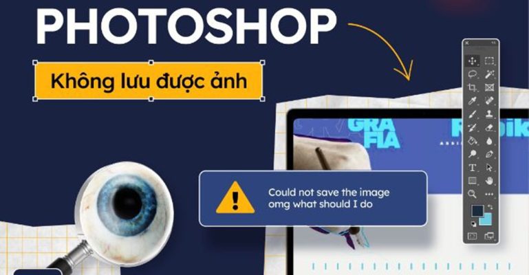 Vì sao Photoshop không xuất được file JPG