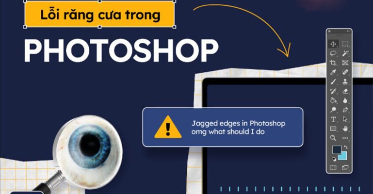 Cách khử răng cưa trong Photoshop bằng Unsharp Mask