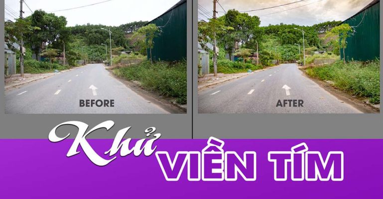 cách khử viền tím bằng Photoshop