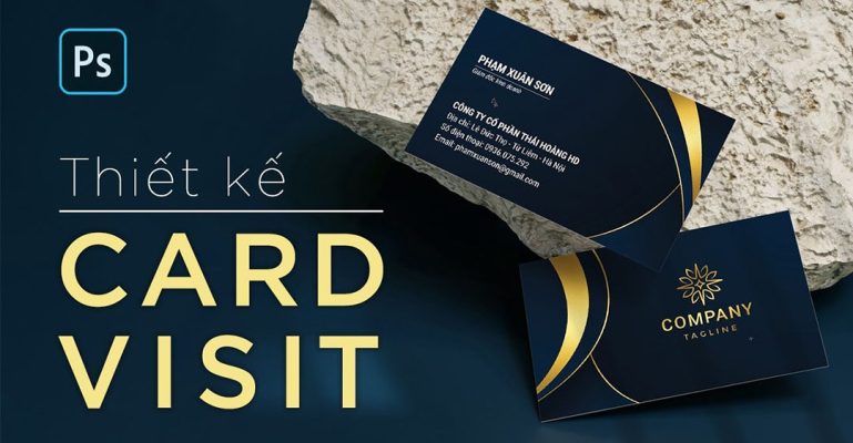 cách làm card visit bằng Photoshop