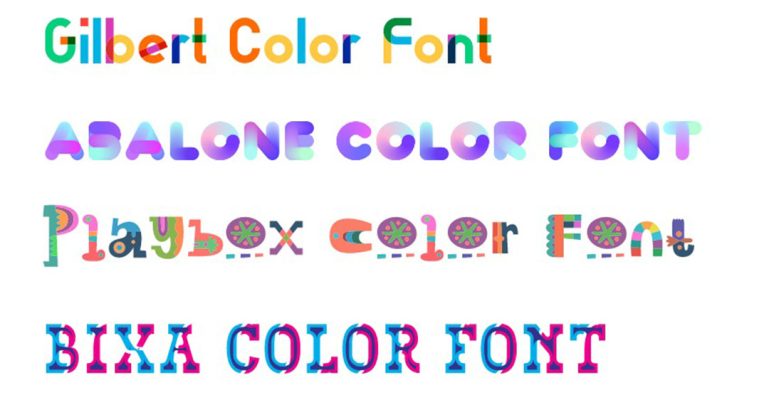 cách làm chữ 7 màu trong Photoshop