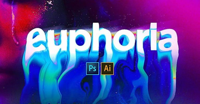 Cách làm chữ chảy trong Photoshop bằng Liquify