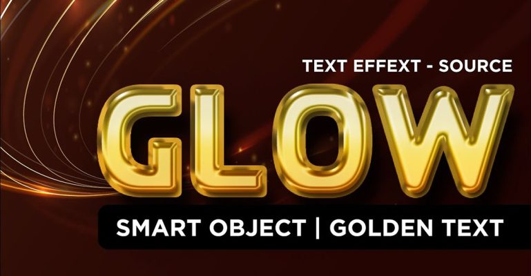 Cách làm chữ mạ vàng trong Photoshop bằng Gradient Overlay