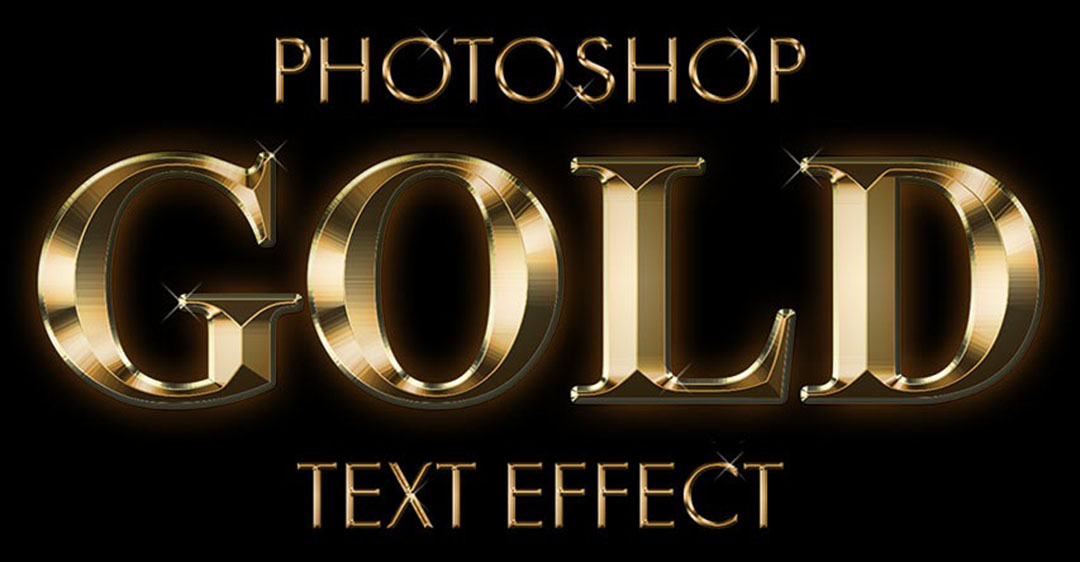 cách làm chữ mạ vàng trong Photoshop