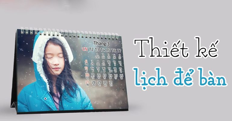 Cách làm lịch bằng Photoshop tự thiết kế lịch từ đầu