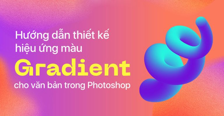 Cách làm loang màu trong Photoshop bằng Gradient Tool