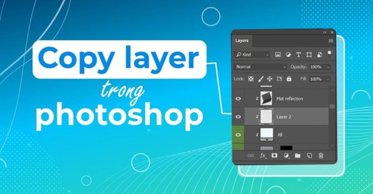 cách nhân đôi layer trong Photoshop