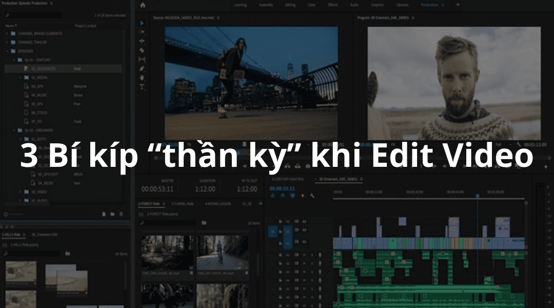 dịch vụ edit video nổi bật