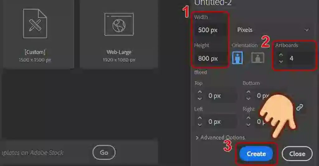 cách tạo Artboard trong Photoshop