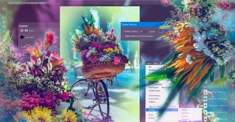 Feather trong Photoshop là gì