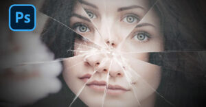 cách tạo hiệu ứng kính vỡ trong Photoshop