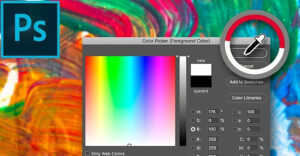 mở bảng chỉnh màu trong Photoshop