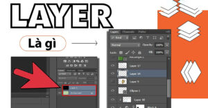 Thanh layer trong Photoshop là gì