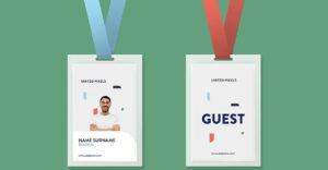 thiết kế dây đeo thẻ Photoshop